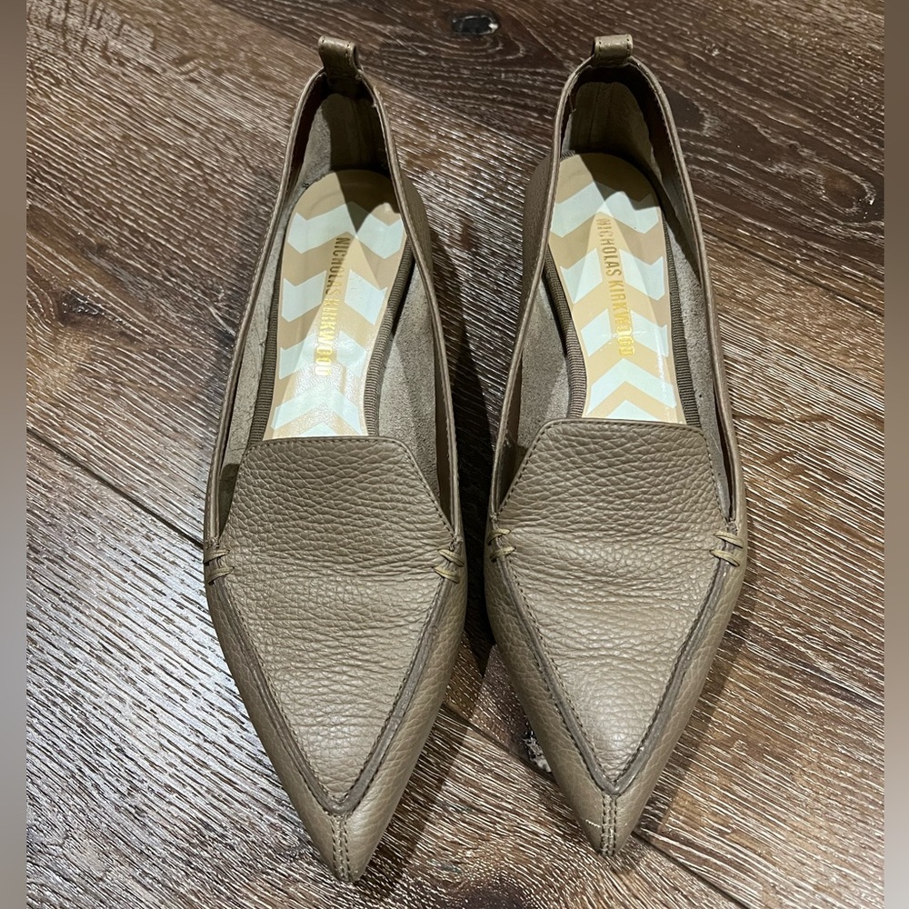 Nicholas kirkwood dark brown flat / loafers shoes size 38